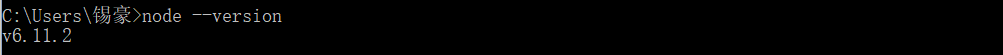 node --version